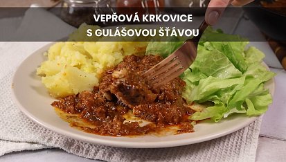Vepřová krkovice s gulášovou šťávou