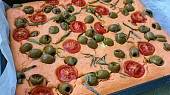 Focaccia z červené čočky bez mouky (pro diabetiky)