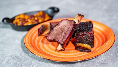 BBQ Hovězí žebra ve stylu Texas Barbecue