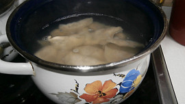 Vareniky plněné mletým masem