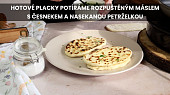 Indické placky naan z pánve (bez droždí)