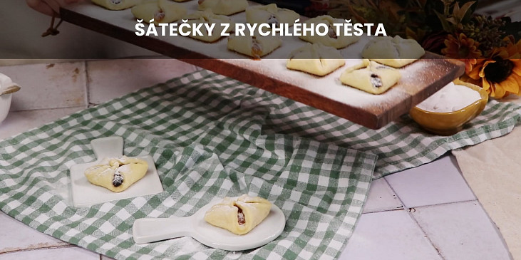 Šátečky z rychlého těsta