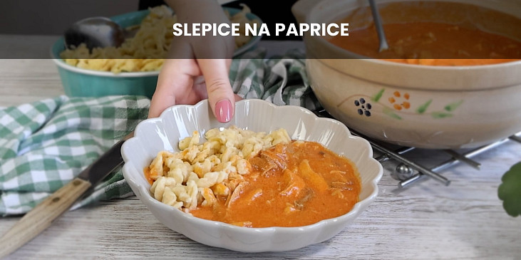 Slepice na paprice