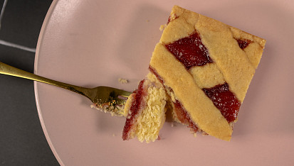Křehký mřížkový koláč
