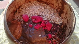 Smoothie bowl s lesním ovocem