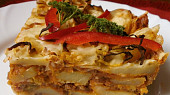 Bramborové lasagne s mletým masem
