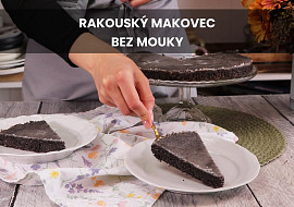 Rakouský makovec bez mouky