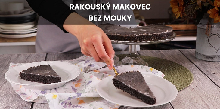 Rakouský makovec bez mouky