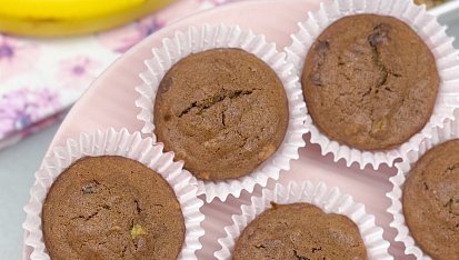 Muffiny "banana bread"