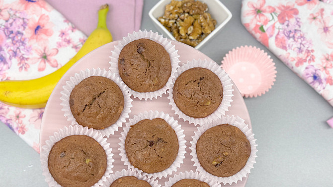 Muffiny "banana bread"