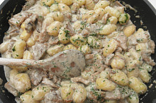 Gnocchi s houbami