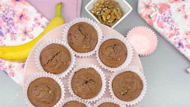 Muffiny "banana bread"