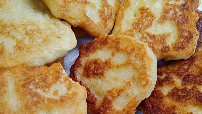 Bramborové placky ze zbylé bramborové kaše, Díky za recept, snědlo se všechno 🤩
