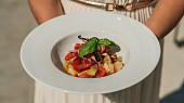 Panzanella s vanilkovým olejem