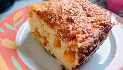 Rýžový nákyp s broskvemi, Rýžový nákyp
