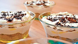 Tříbarevné tiramisu