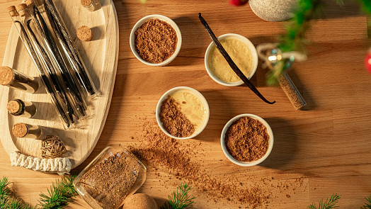 Zapékaný žloutkový krém s pravou vanilkou