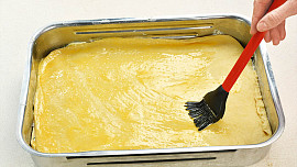 Slaný koláč s koprovou náplní