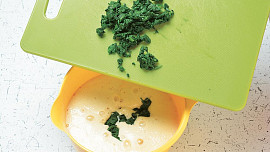 Špenátové lívance s brynzou