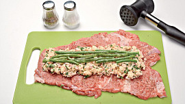 Nadívané telecí hrudí