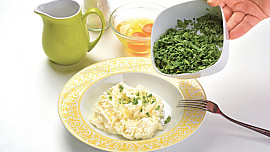 Bylinkový quiche s rajčátky