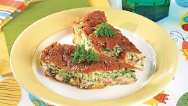 Hlavička se špenátem a kopřivami