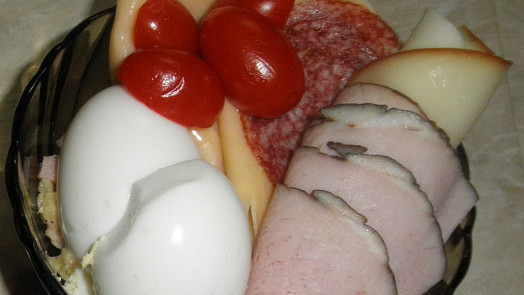 Obložené vejce