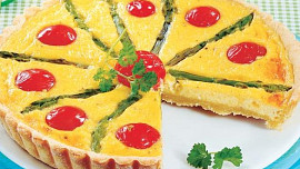 Chřestový quiche