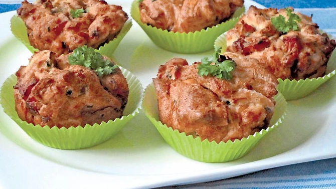 Muffiny s uzeným