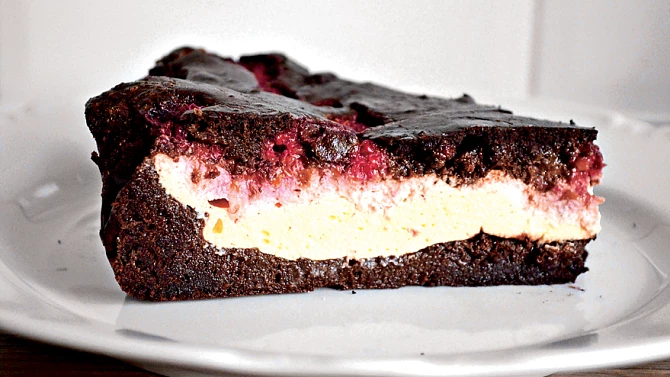 Brownies cheesecake