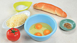 Omeleta à la pizza