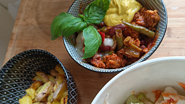 Rychlá mexická pánev s vegan mletým