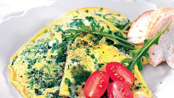 Bylinková omeletka