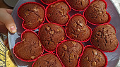 Muffiny s kousky čokolády