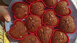 Muffiny s kousky čokolády