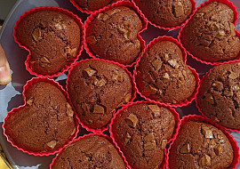 Muffiny s kousky čokolády