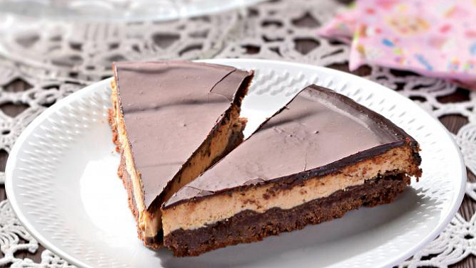 Kávový cheesecake