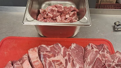 Krkovička v cibulovo smetanové omáčce