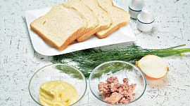 Tuňákové  sendviče z grilu