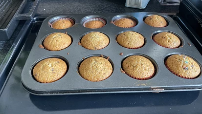 Banánové muffiny