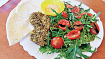 Falafel z červené řepy