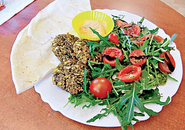 Falafel z červené řepy