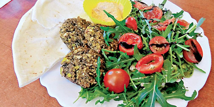 Falafel z červené řepy