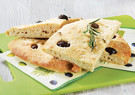 Focaccia s olivami