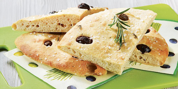 Focaccia s olivami