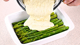 Jemný zapékaný chřest