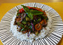 Korejské stir-fry z mletého masa a cukety