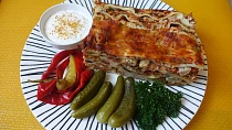 Lasagne s květákem a mrkví