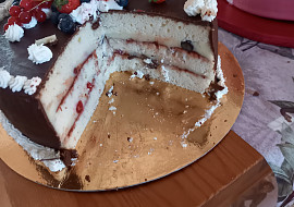 Narozeninový dort bez lepku, mléka a vajec