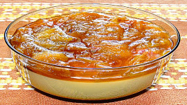 Skotský pudink s rebarborou